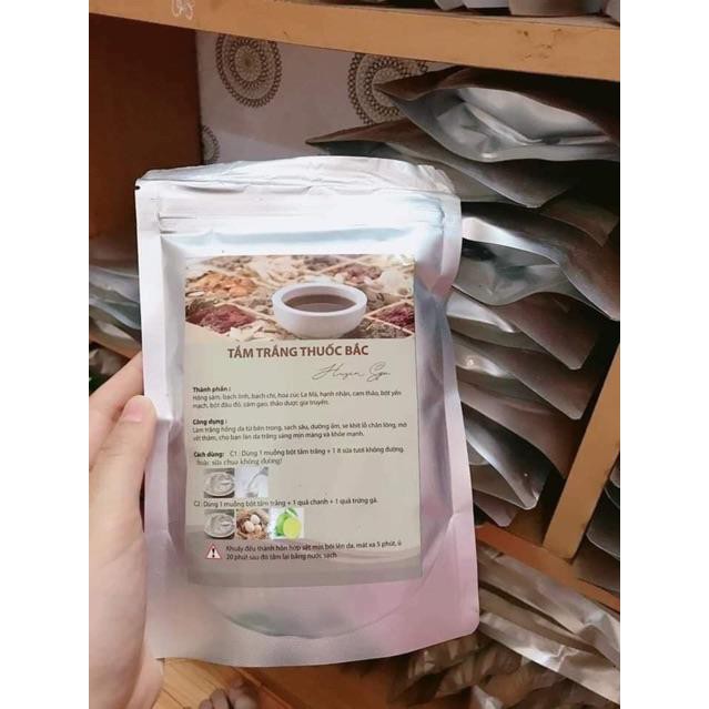 Bột thảo dược trắng da siêu mịn gói 100g