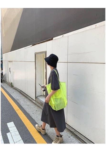 Túi lưới đeo chéo Korea to | BigBuy360 - bigbuy360.vn