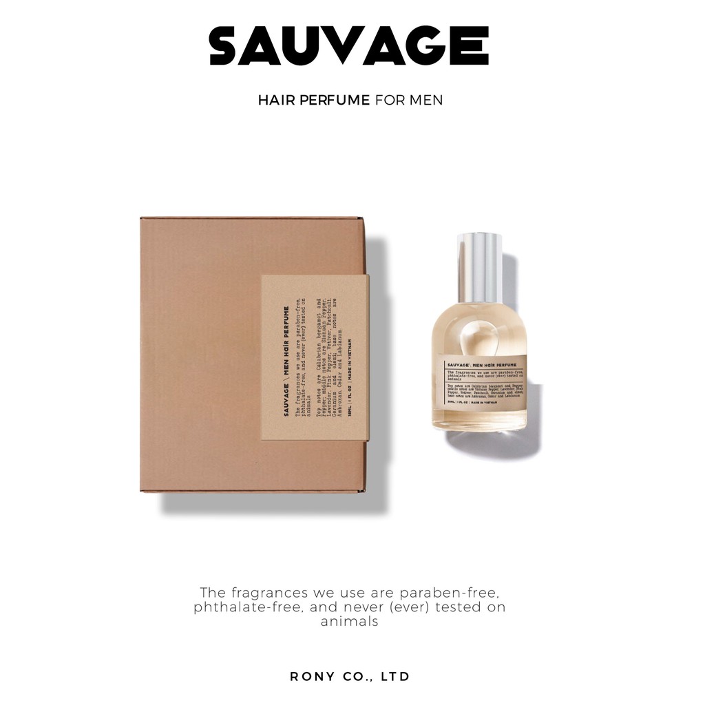 NƯỚC HOA 𝐓𝐎́𝐂 SAUVAGE for Men