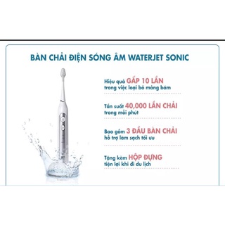 Bàn chải đánh răng sóng âm, bàn chải điện waterjet USA