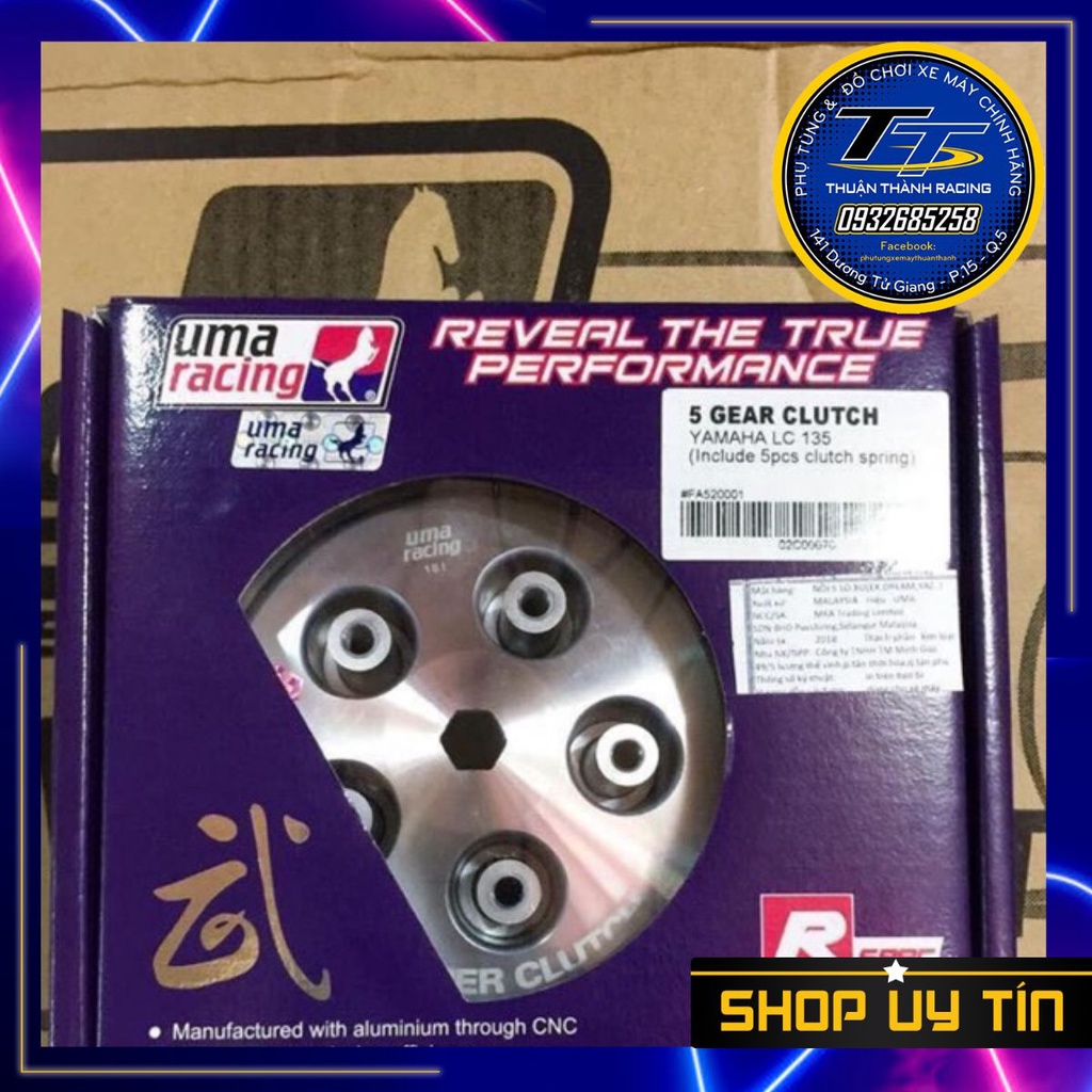 Nhôm nồi UMA RACING EX135/150/WAVE
