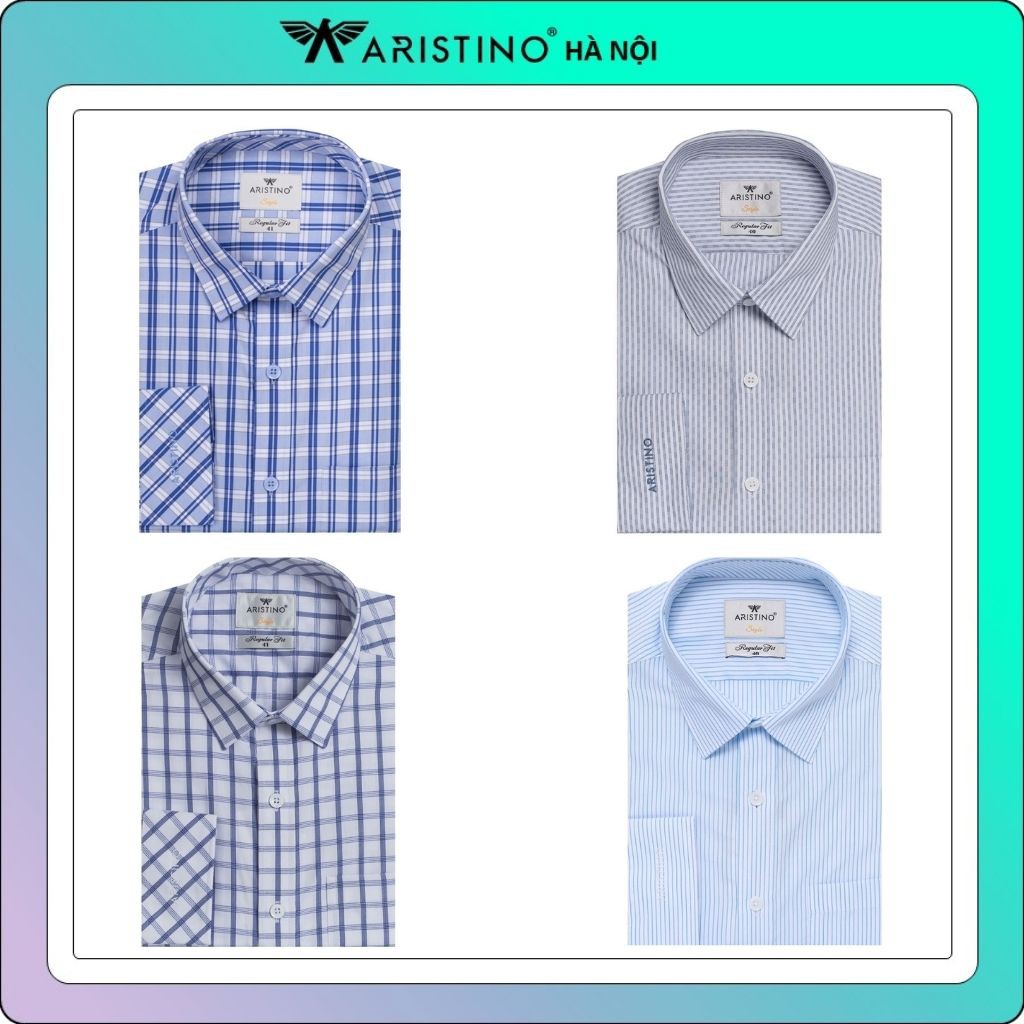 Áo sơ mi nam ARISTINO dài tay reguler (ALS59708-als04608-ALS62208-ALS12008)