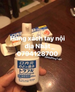 😀xịt trị nhiệt miệng của Nhật 20ml