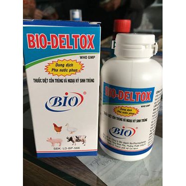 Bio - Deltox - Thuốc diệt côn trùng và ngoại ký sinh trùng - 60ml