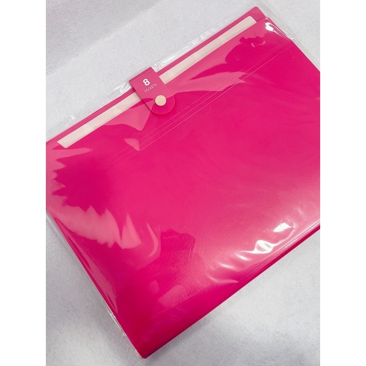 Cặp Đựng Tài Liệu A4 Deli - 8 Ngăn Phân Trang - File Lưu Trữ Tài Liệu