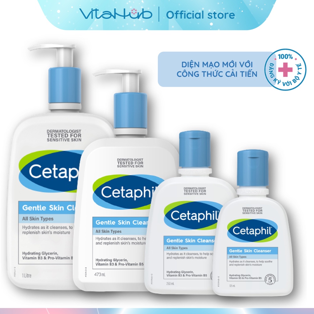 Sữa Rửa Mặt Làm Sạch Dịu Nhẹ Cetaphil Gentle Skin Cleanser 125Ml