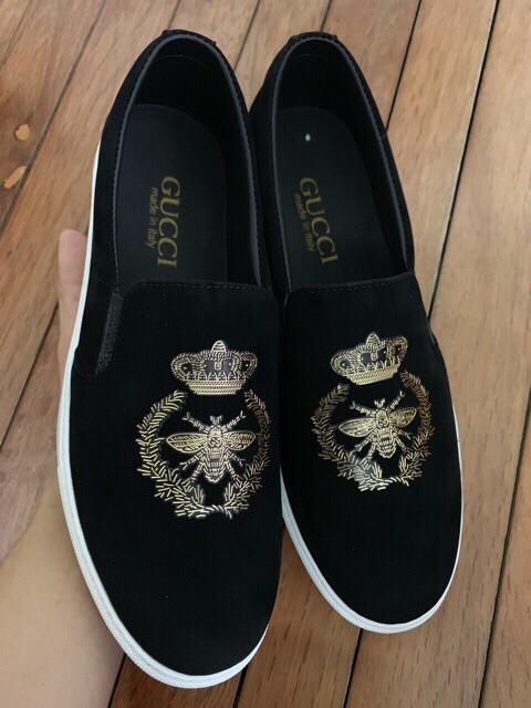 (Video Thật) Giầy Lười Nam Siêu Cấp Kiểu Dáng Trẻ Trung Thời Trang Ong Vàng Nhũ, Mác Dolce Chất Đẹp | BigBuy360 - bigbuy360.vn