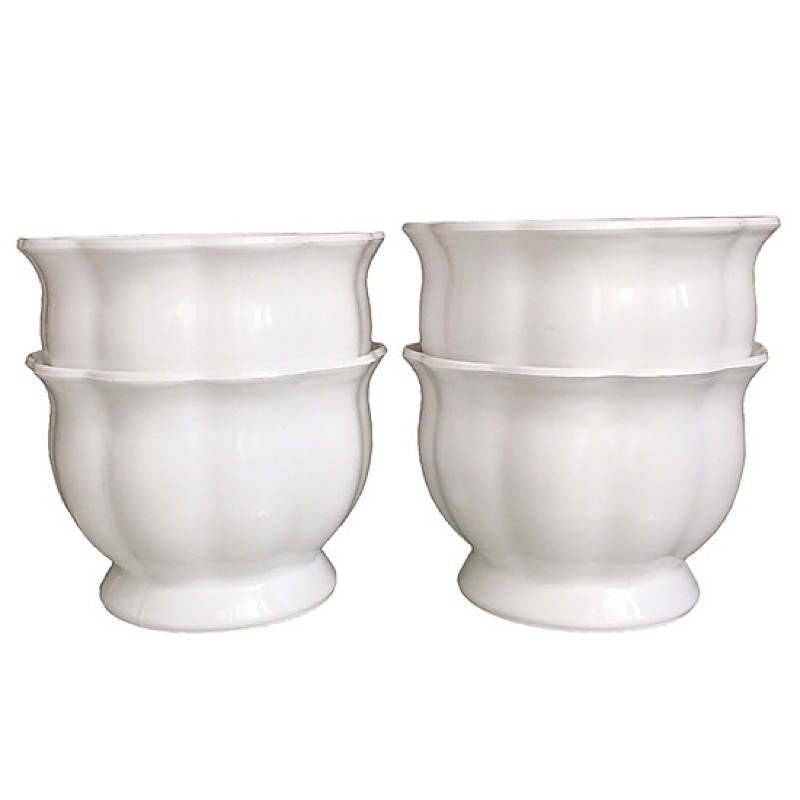 Chậu nhựa trái bí