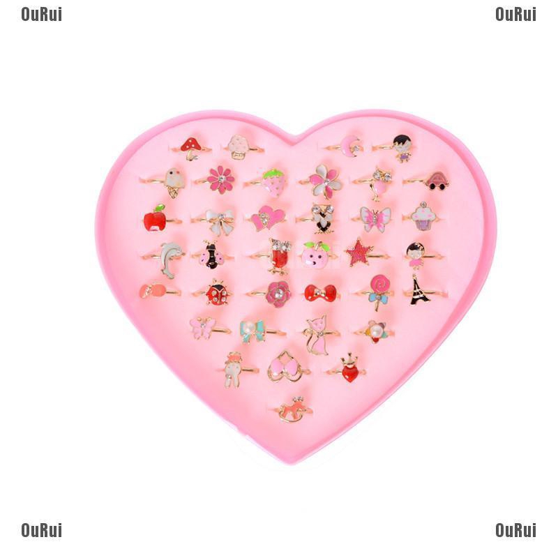 Set 2 Nhẫn Có Thể Điều Chỉnh Dành Cho Trẻ Em