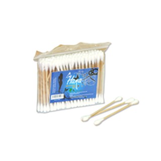 [LÓC 12 BỊCH] Tăm bông Hana que gỗ 100 - 200 que [MỚI]