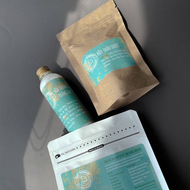 Thảo Dược Xoá Thâm Cơ Thể WHITENING SKIN HERB handmade By GUBY HOMEMADE | BigBuy360 - bigbuy360.vn