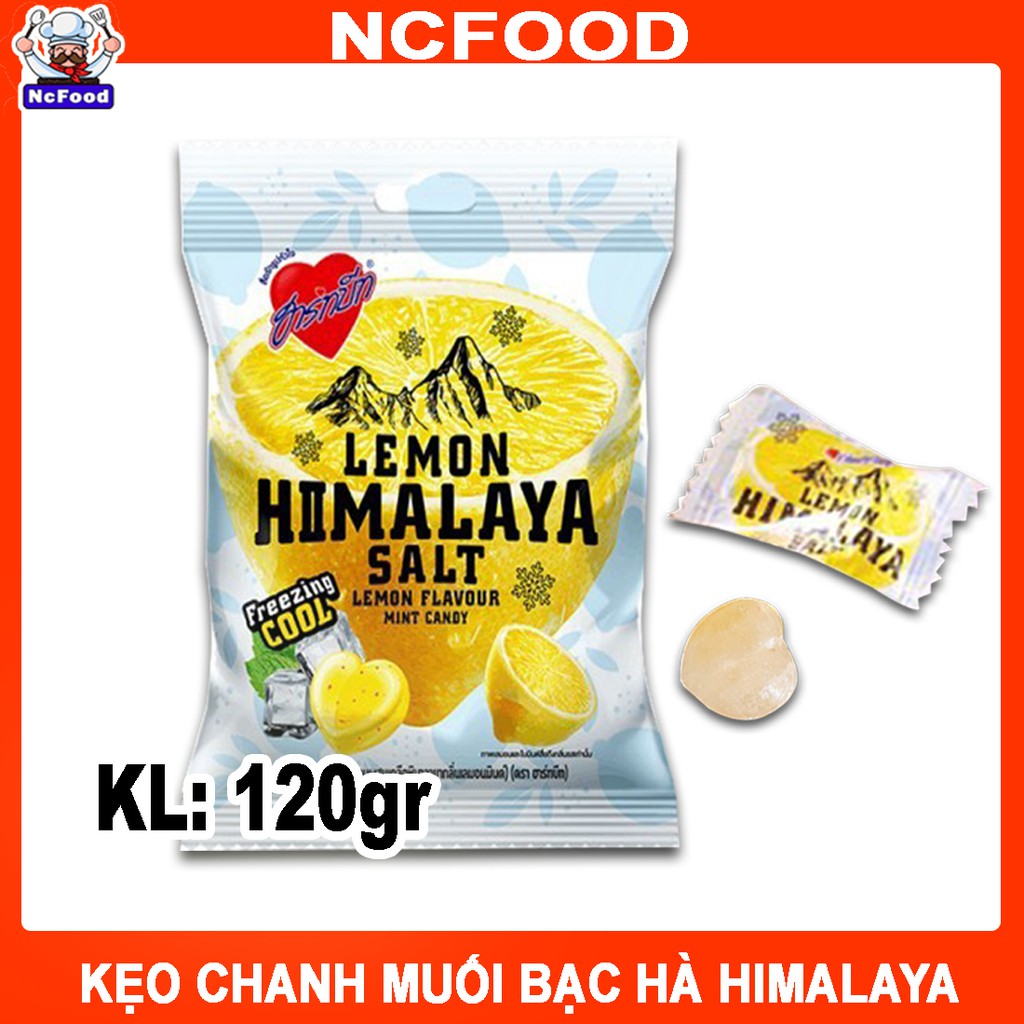 Kẹo Chanh Muối Bạc Hà Himalaya 120g (khoảng 45v) NCFOOD