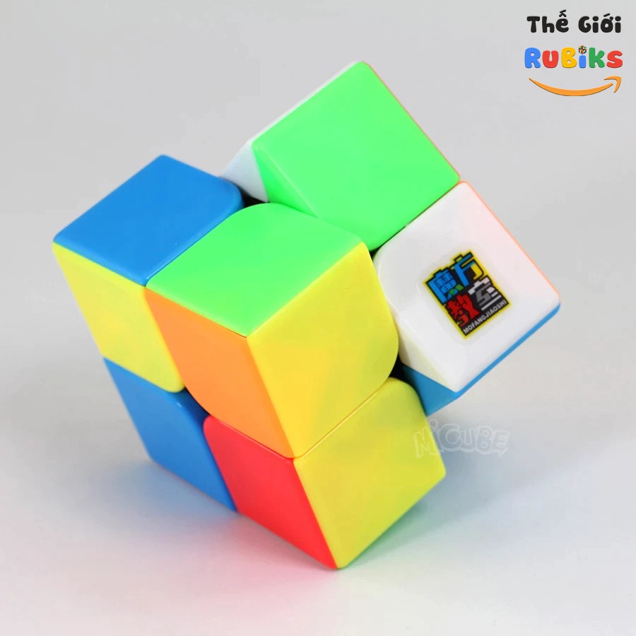 Khối Rubik 2x2 MoYu Meilong 2x2x2 Stickerless / Viền Đen