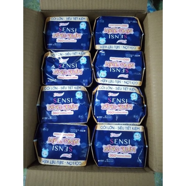 Combo 6 gói băng quần Diana Sensi size M-L (loại 5 miếng/gói)