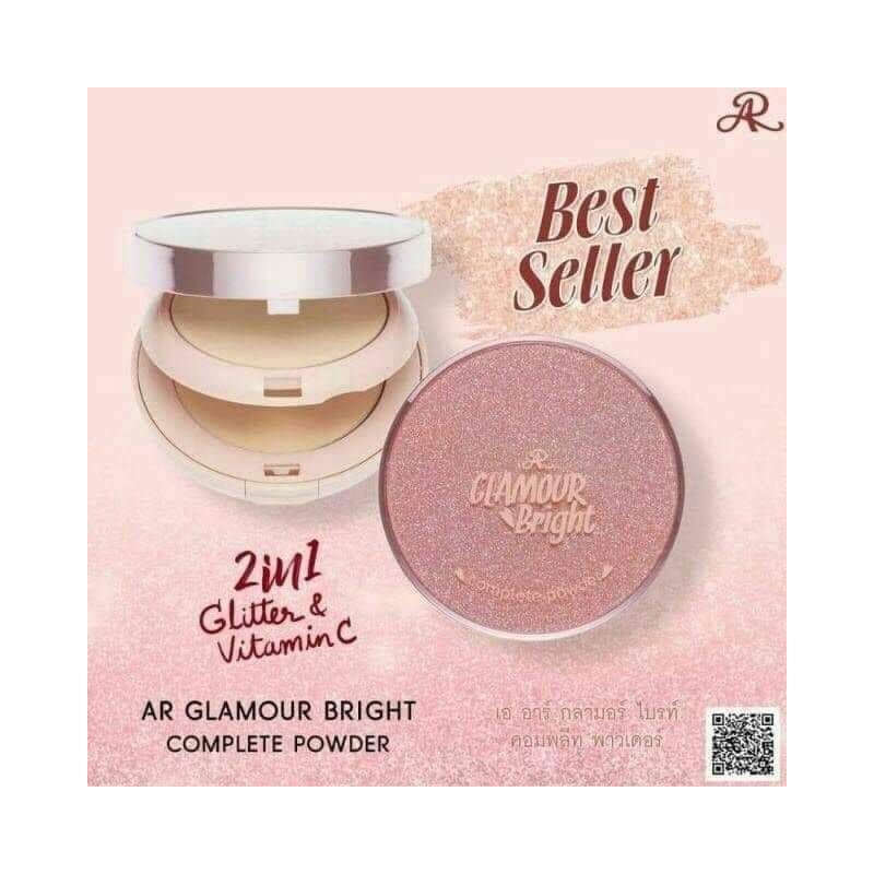 Phấn Phủ Aron Glamour 3 Tầng Thái Lan Sang Trọng 2 In 1 (26g)
