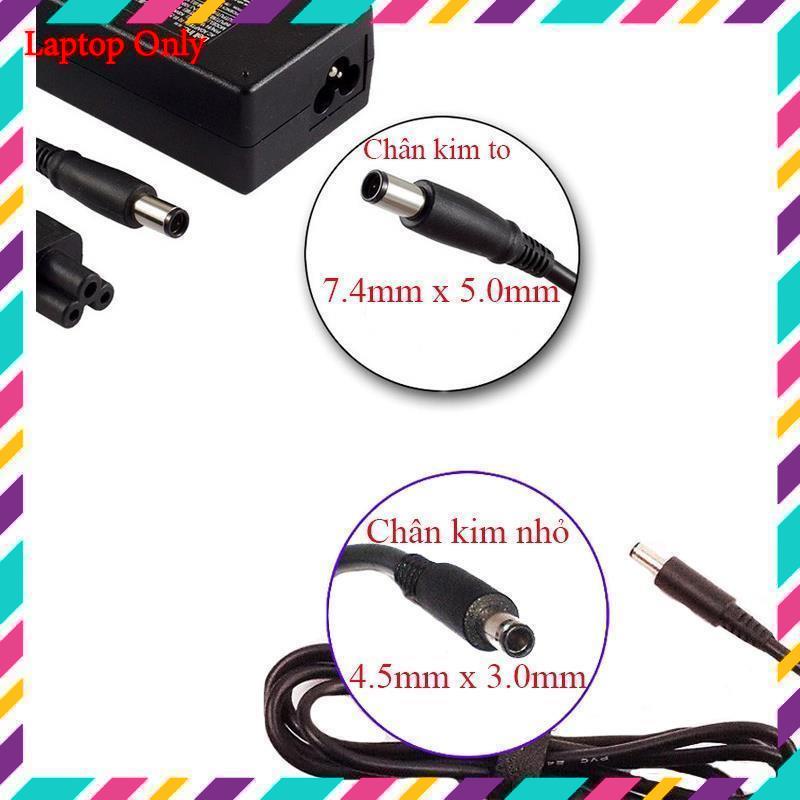 Sạc Laptop Dell chân kim to/chân kim nhỏ Chính hãng (Zin) 19.5v-4.62a-90w/ 19.5v-3.34a-65w adapter dell