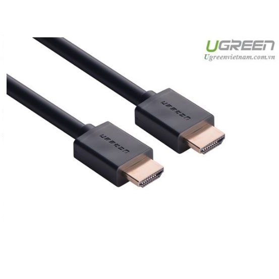 Dây cáp HDMI 2.0 Ugreen tròn dẻo, mạ vàng, chống đứt, 1080x1920p