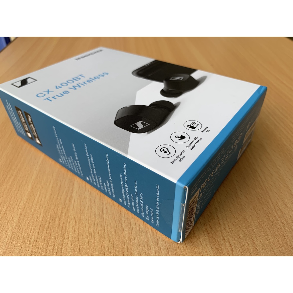 TAI NGHE TRUE WIRELESS SENNHEISER CX 400BT ĐEN