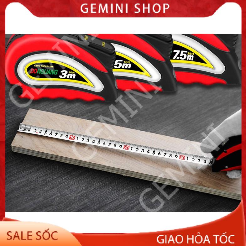 THƯỚC KÉO THÉP 7.5 MET x 25MM ĐEN ĐỎ LOẠI DONGLIANG