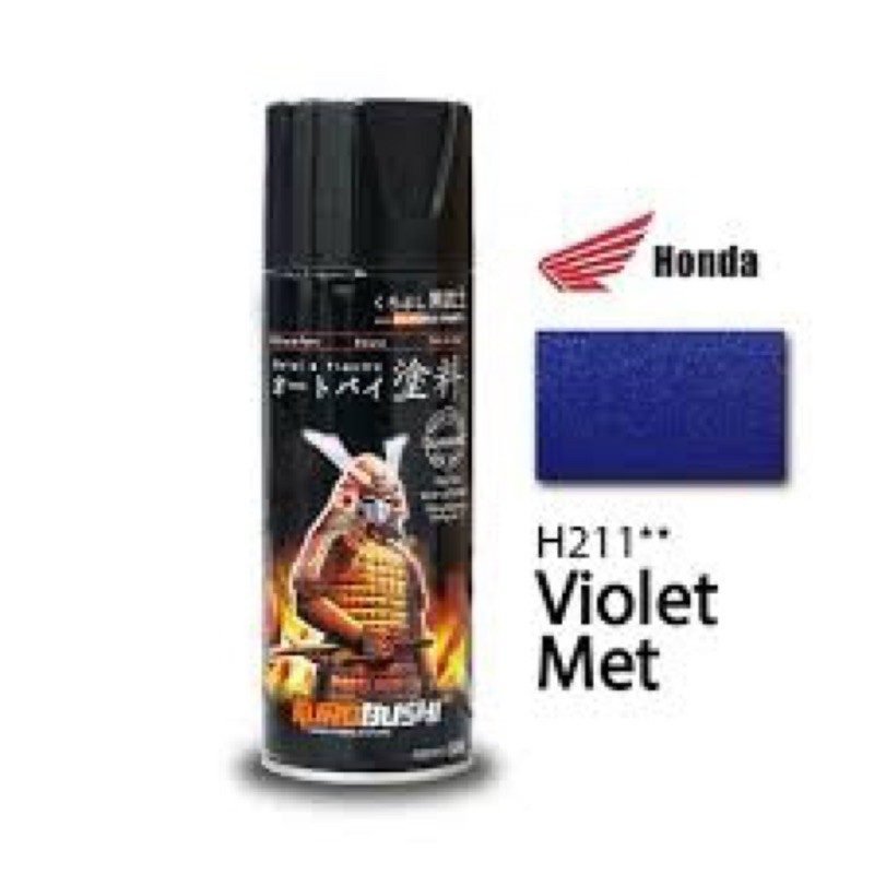Samurai H211 - Sơn xịt samurai màu tím kim loại H211