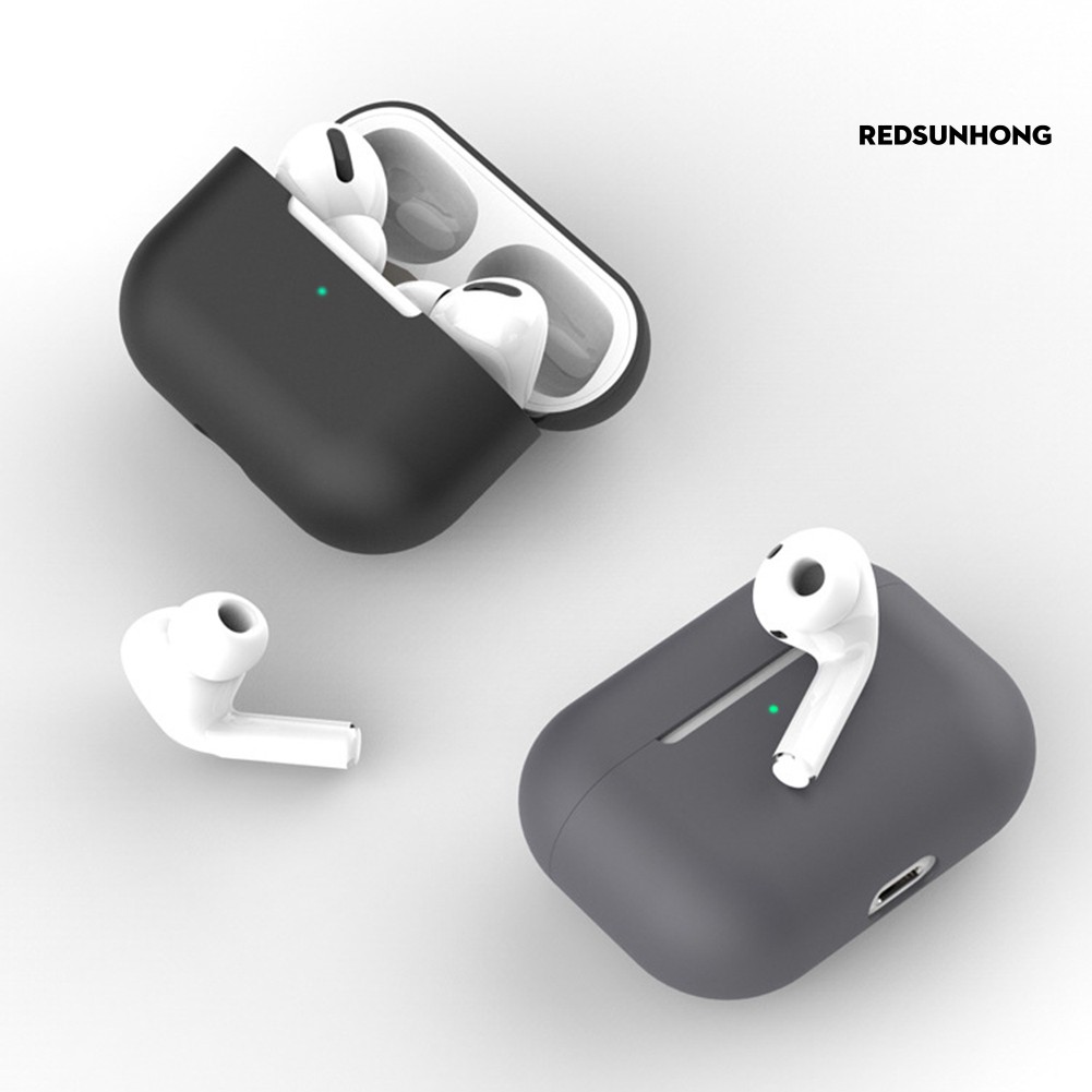Vỏ Đựng Bảo Vệ Hộp Sạc Tai Nghe Airpods Pro 3 Bằng Silicone