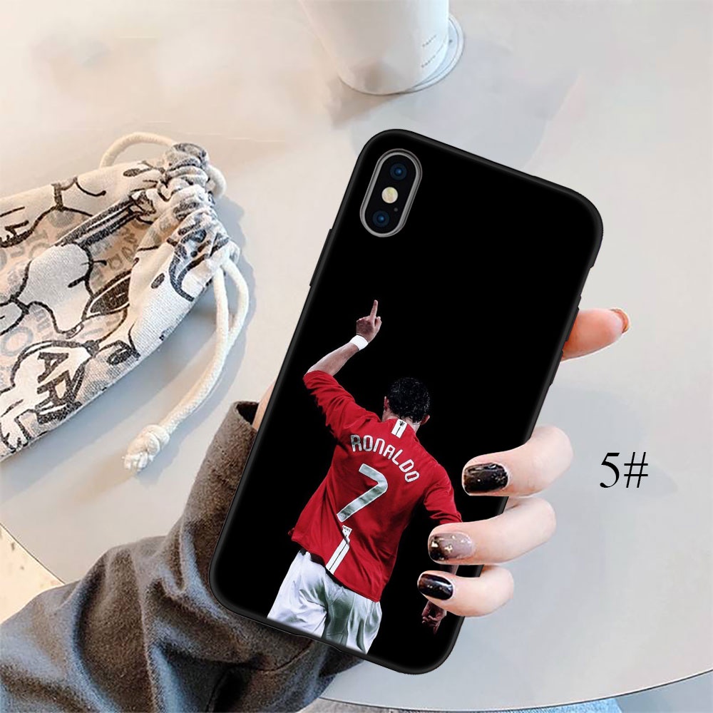 Ốp Điện Thoại Hình Cristiano Ronaldo Cho Iphone 5 5S 6 6S 7 8 11 Pro Max Plus SE XR IX38 CR7