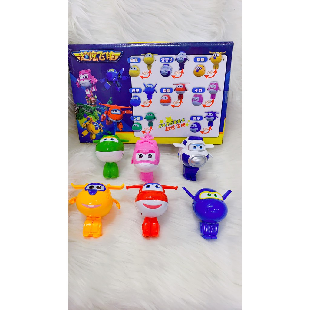 Bộ 6 con đội bay siêu đẳng - đồ chơi cho bé Mới