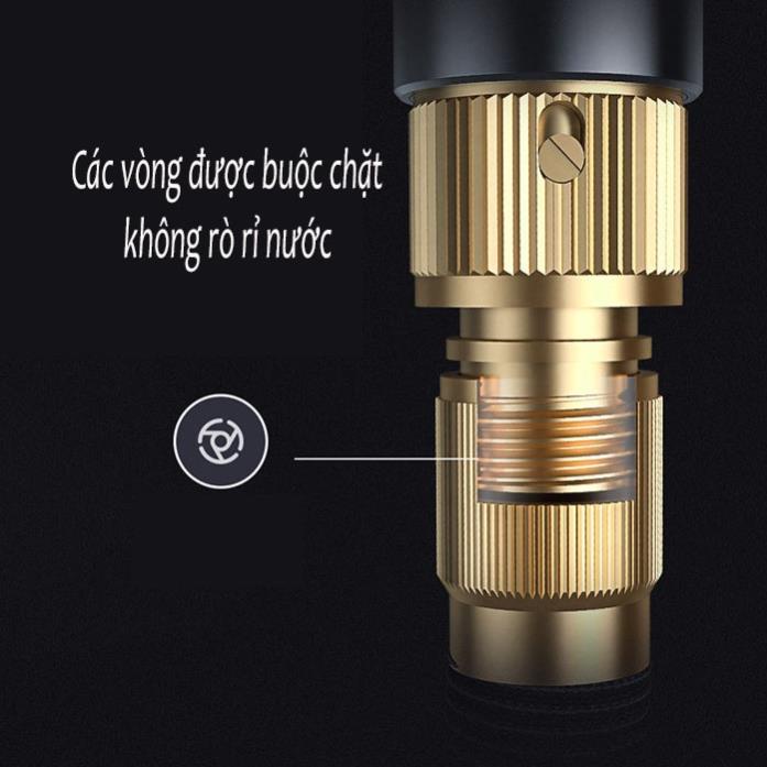 Vòi Rửa Xe Tăng Áp Baseus Phù Hợp Rửa Ô Tô Xe Máy Tưới Cây Giãn Nở Bơm Nước Áp Lực Cao 3 Mức Phun Dài 7.5m, 15m, 30m