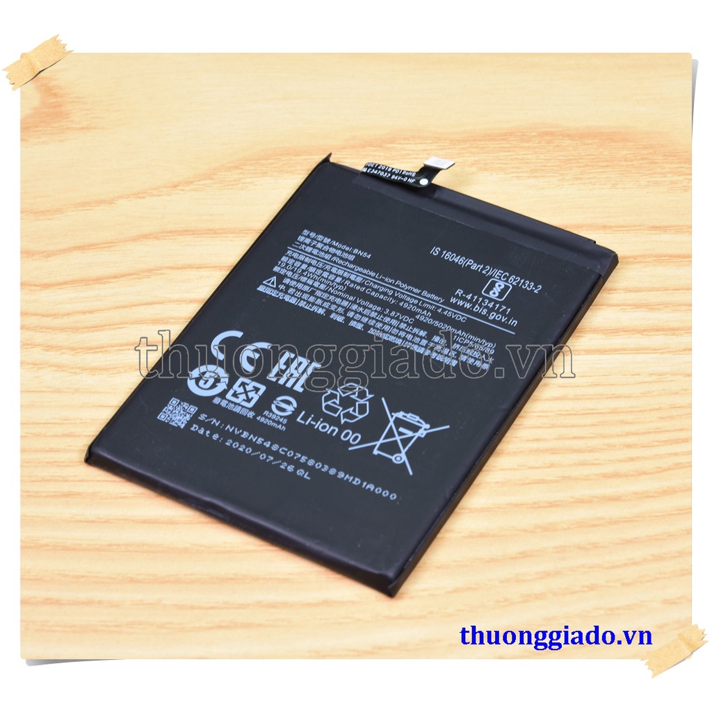 Pin Zin cho Xiaomi Redmi 9, Redmi Note 9, Redmi 10X 4G BN54 - 5020mAh