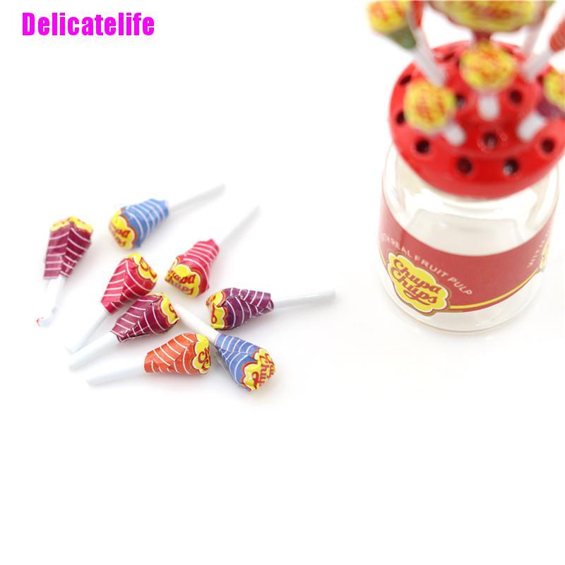 Kẹo Mút Mini Tỉ Lệ 1: 12 Trang Trí Nhà Búp Bê Giá Đỡ