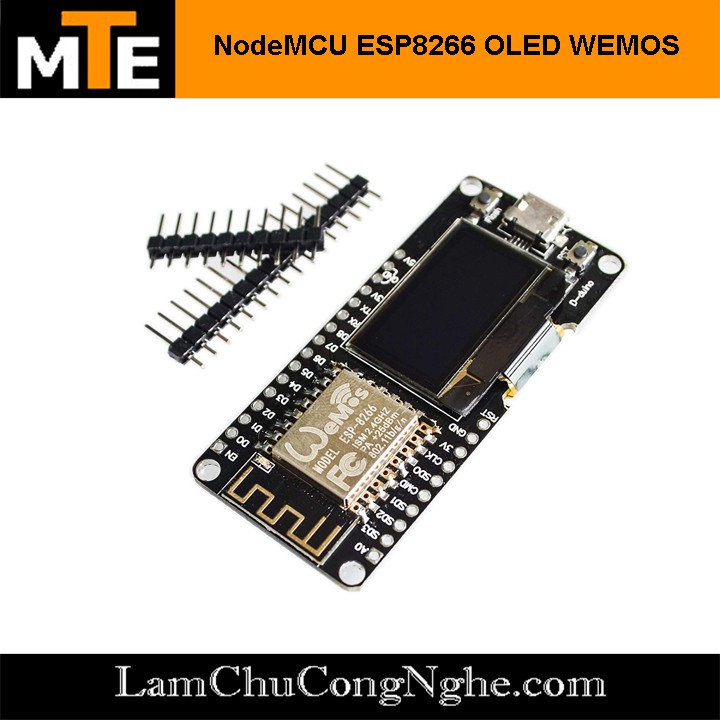 Mạch thu phát wifi wemos ESP8266 tích hợp sẵn màn hình Oled 0.96 inch