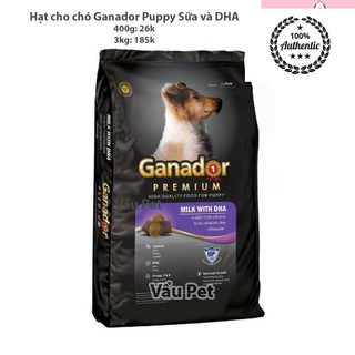 Thức Ăn Cho Chó Con Ganador Puppy 3kg Hạt Khô Vị Sữa Và DHA