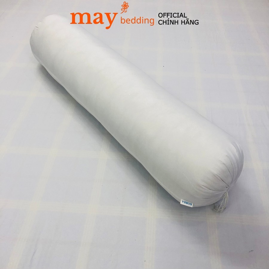 Ruột gối ôm bông gòn ép hơi kích thước tiêu chuẩn 35x100, lõi gối ôm dài bông trắng