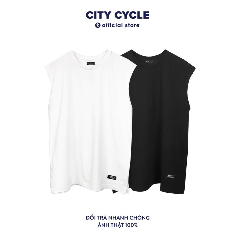 Áo tanktop oversize trơn City Cycle áo ba lỗ nam nữ unisex form rộng Local Brand ❕