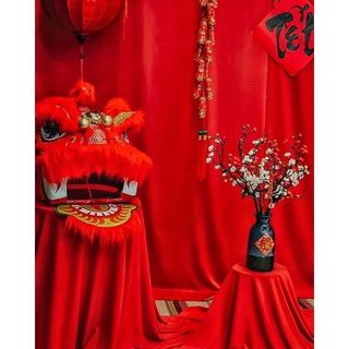 Vải Phông Nền Lụa Đỏ Trang Trí