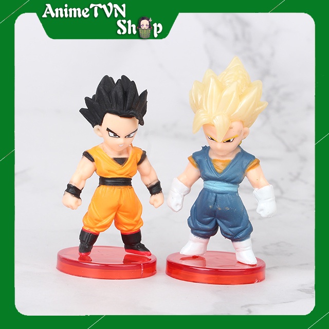 (Có lẻ) Mô hình nhựa mẫu nhỏ Anime Manga Dragon Ball - 7 viên ngọc rồng - Chibi dễ thương 6~7cm (Loại 3 - Rẻ)