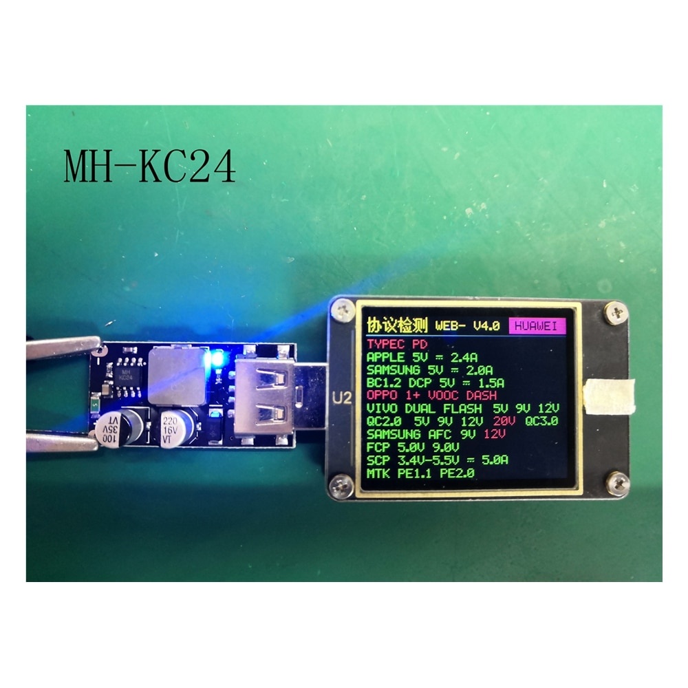 Mô đun hạ áp Usb Qc3.0 Qc2.0 Dc-Dc 6-32v 9v 12v 24v 5v thiết kế chuyên dụng