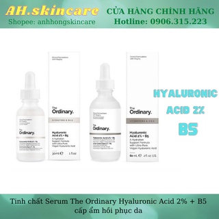 [Loại 30ml/60ml] Tinh chất Serum The Ordinary Hyaluronic Acid 2% + B5 cấp ẩm hồi phục da