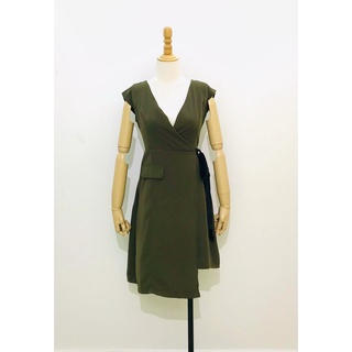 Đầm Vạt Xéo Cột Dây - AD170340