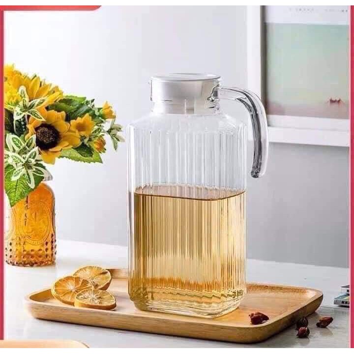 BÌNH NƯỚC THỦY TINH 1.1L VÀ 1.8L