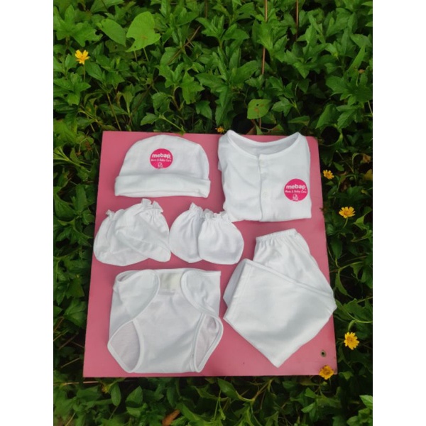 Bộ 6 món sơ sinh vải mềm mịn mát Mẹ Bắp