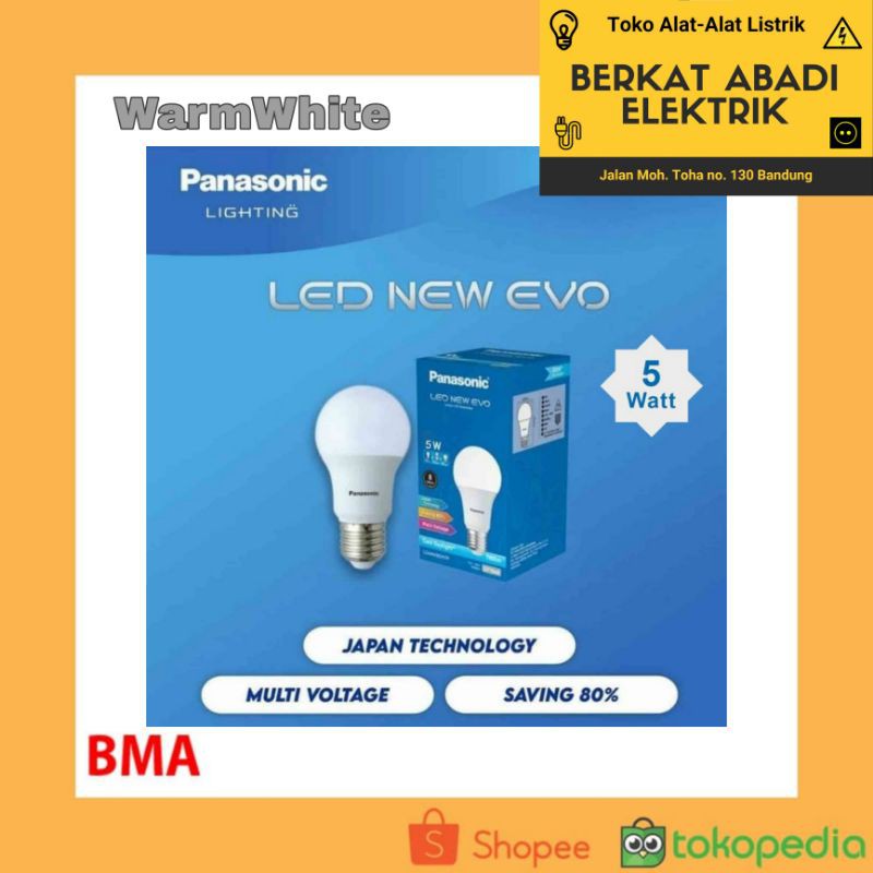 Đèn Led Panasonic Evo 5 Watt Ánh Sáng Vàng