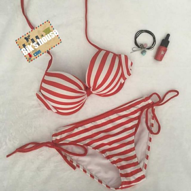 Đồ bơi - bikini cao cấp - mút dày đỏ siêu nâng ngực - hình thật | BigBuy360 - bigbuy360.vn