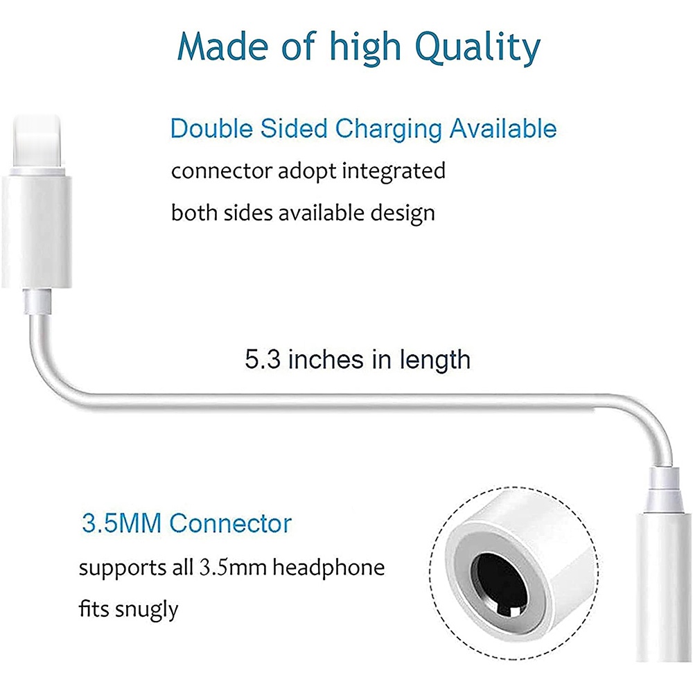 Đầu Chuyển Đổi Cổng Sang 3.5mm Cho táo