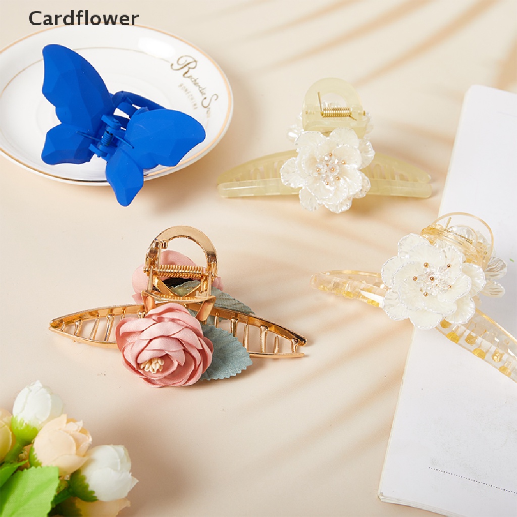 &lt; Cardflower &gt; Kẹp Tóc Hoa Tulip / Cá Mập / Cá Mập Thời Trang Mùa Hè Đang Giảm Giá