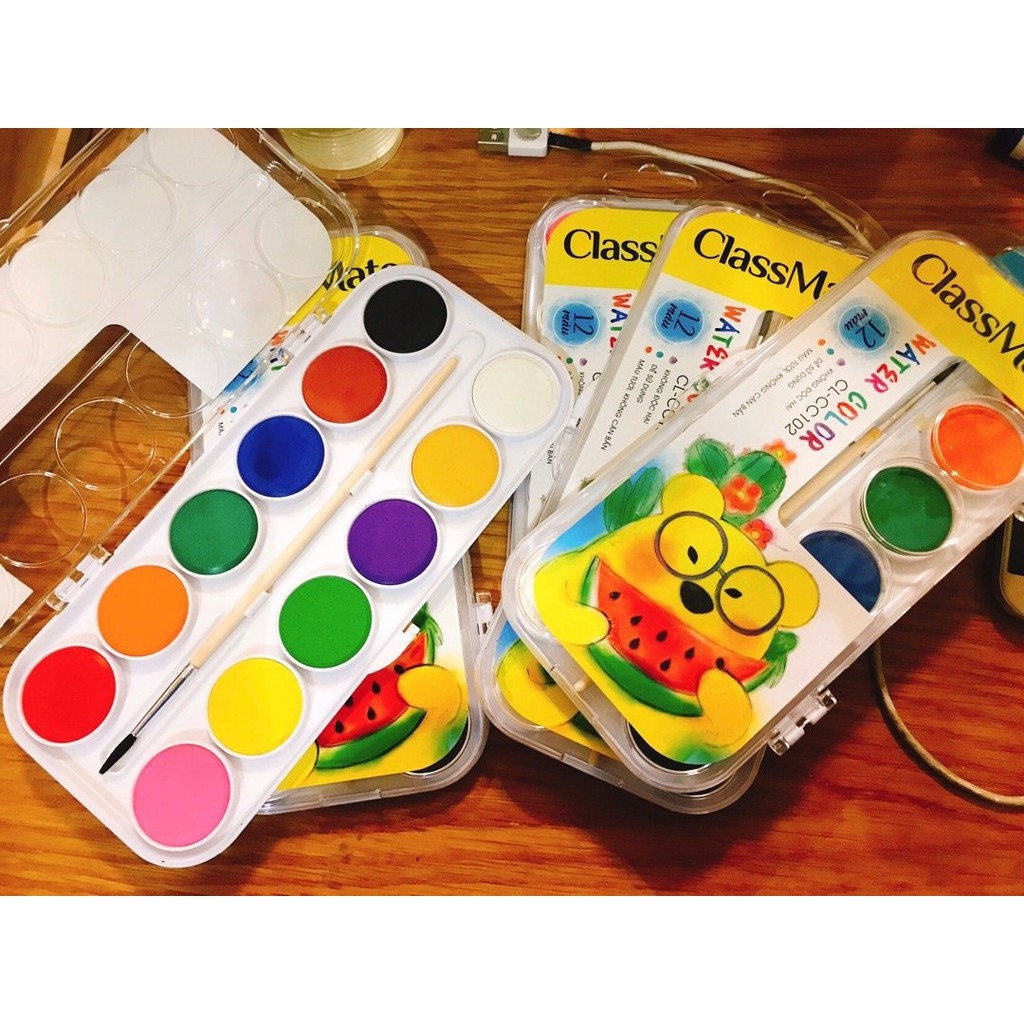 CLASSMATE-NHS12: MÀU NƯỚC BỘ 12 MÀU CL-CC102