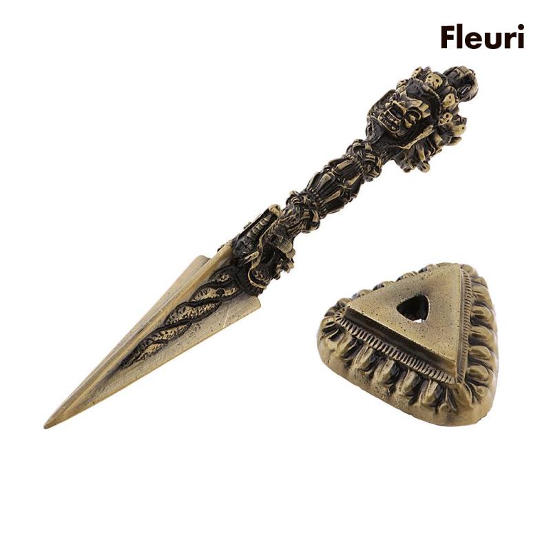 Bùa Hộ Mệnh Đồng Tây Tạng Dorje Vajra Amulet Phurba