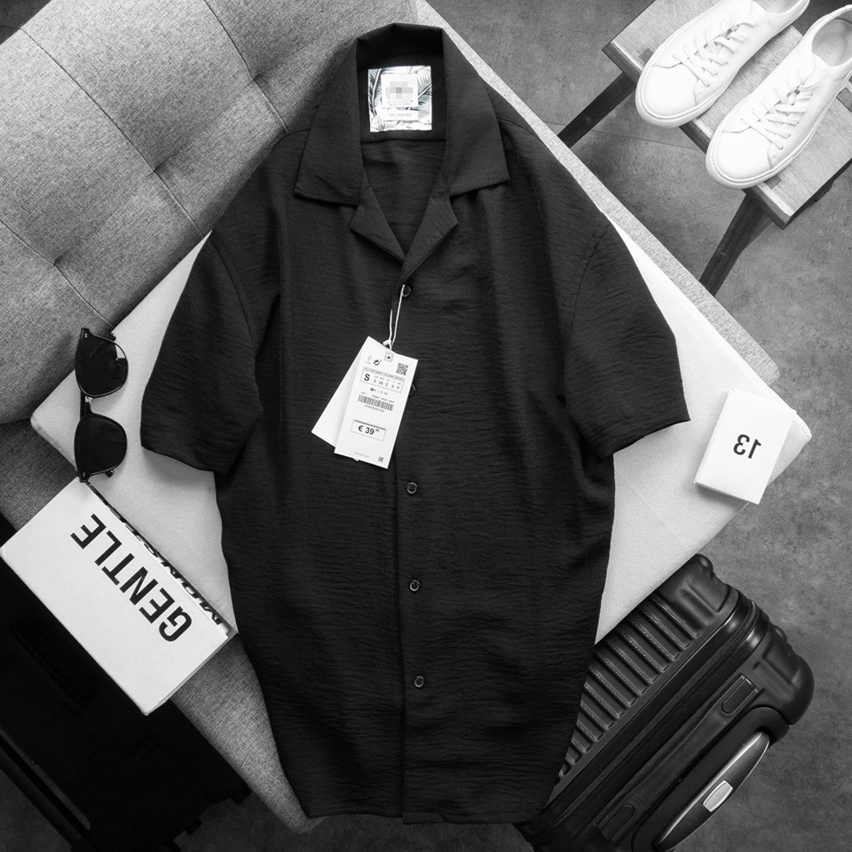 Sơ Mi Đũi Nhăn Cổ Vest | BigBuy360 - bigbuy360.vn