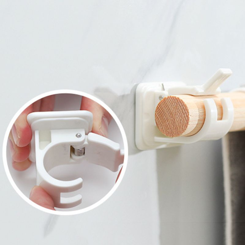 1 Cặp Giá Đỡ Treo Rèm Cửa Không Cần Khoan Có Thể Điều Chỉnh Cho Nhà Bếp