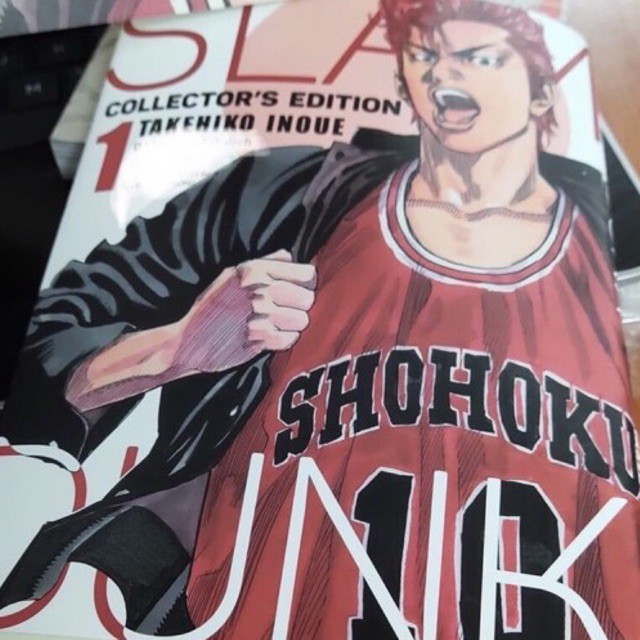 (2 bìa) Slam Dunk 1 Deluxe  cầu thủ bóng rổ slamdunk